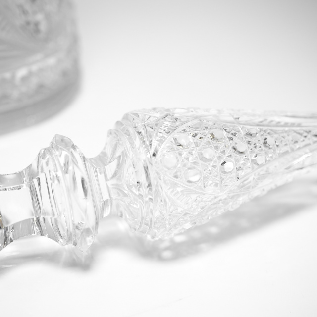 フランス 1970年代 クリスタルガラス Baccarat バカラ  ロシア皇帝のデキャンタ? ECJPOF0003