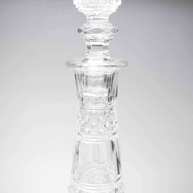 フランス 1970年代 クリスタルガラス Baccarat バカラ  ロシア皇帝のデキャンタ? ECJPOF0003