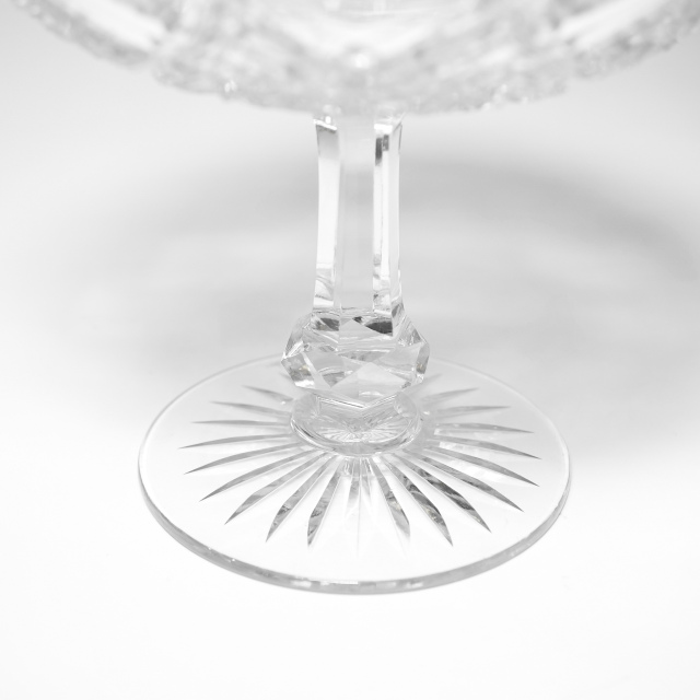 フランス 1970年代 クリスタルガラス Baccarat バカラ  コルベール/COLBERT 蓋付きキャンディボックス ECJPOF0004