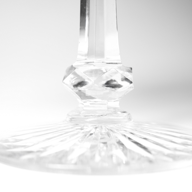 フランス 1970年代 クリスタルガラス Baccarat バカラ  コルベール/COLBERT 蓋付きキャンディボックス ECJPOF0004