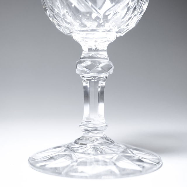 フランス 1940年代 クリスタルガラス Baccarat バカラ  35番のリキュールグラス エリゼ宮使用 ECJPOF0005