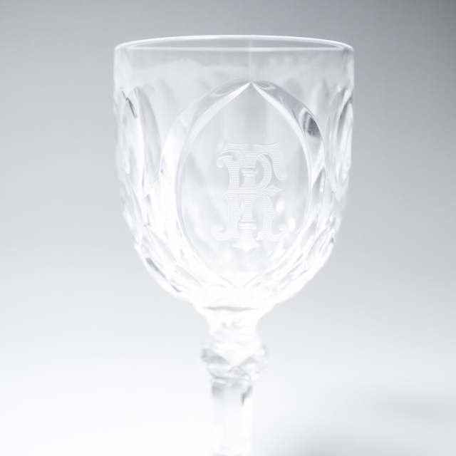 フランス 1940年代 クリスタルガラス Baccarat バカラ 35番の