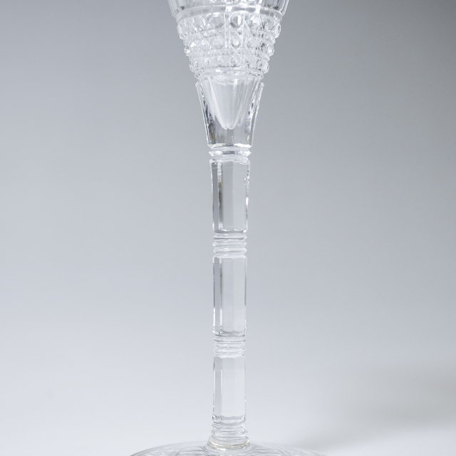 フランス 1900年代 クリスタルガラス Baccarat バカラ  宝石のようなリキュールグラス ECJPOF0011