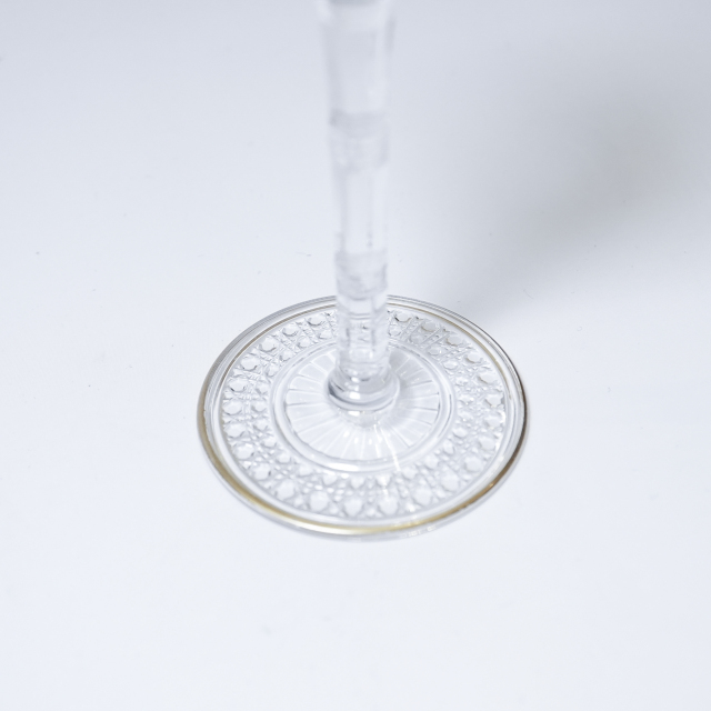 フランス 1900年代 クリスタルガラス Baccarat バカラ  宝石のようなリキュールグラス ECJPOF0011