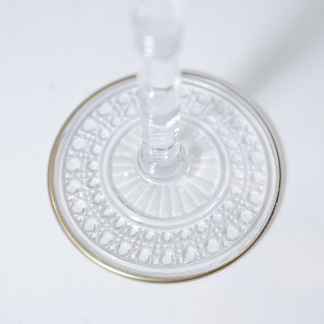 フランス 1900年代 クリスタルガラス Baccarat バカラ  宝石のようなリキュールグラス ECJPOF0011