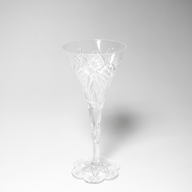 フランス 1930年代 クリスタルガラス Baccarat バカラ - ロシア皇帝のリキュールグラス(大) ECJPOF0014