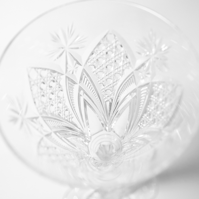 フランス 1930年代 クリスタルガラス Baccarat バカラ - ロシア皇帝のリキュールグラス(大) ECJPOF0014