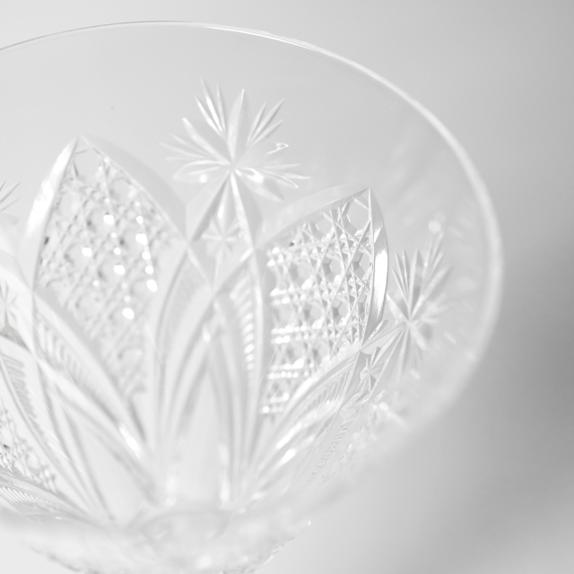 フランス 1930年代 クリスタルガラス Baccarat バカラ - ロシア皇帝のリキュールグラス(大) ECJPOF0014