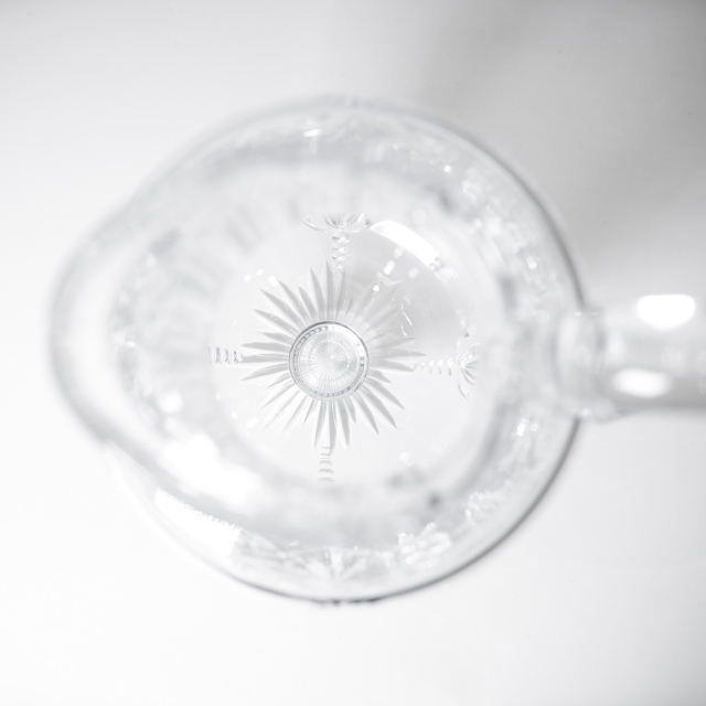 フランス 1970年代 クリスタルガラス Baccarat バカラ - マレンヌ MARENNES ウォーターサーバー ECJPOF0015