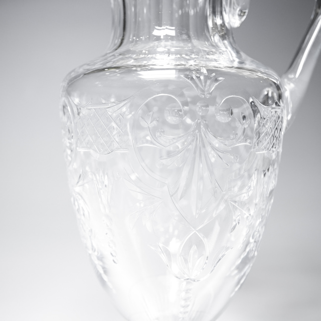 フランス 1970年代 クリスタルガラス Baccarat バカラ - マレンヌ MARENNES ウォーターサーバー ECJPOF0015