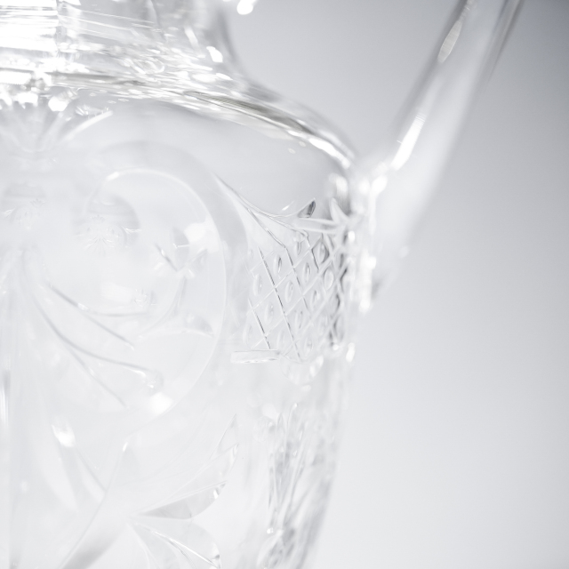 フランス 1970年代 クリスタルガラス Baccarat バカラ - マレンヌ MARENNES ウォーターサーバー ECJPOF0015