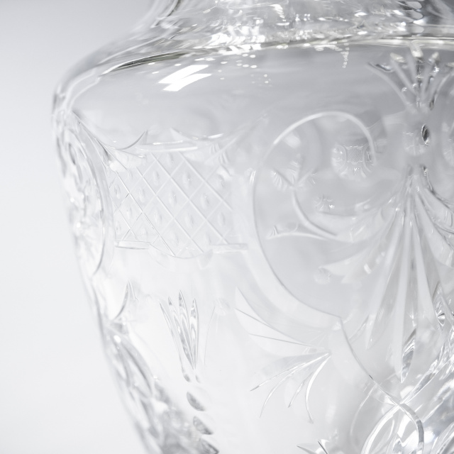 フランス 1970年代 クリスタルガラス Baccarat バカラ - マレンヌ MARENNES ウォーターサーバー ECJPOF0015