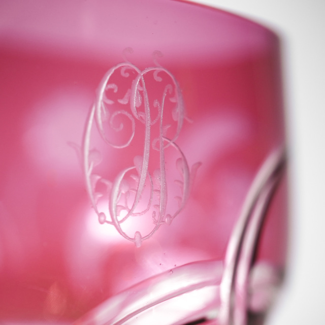 フランス 1900年代 クリスタルガラス Baccarat バカラ グラスフォルム