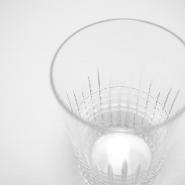 フランス 1930年代 クリスタルガラス Baccarat バカラ  ナンシーショットグラス ECJPOF0024