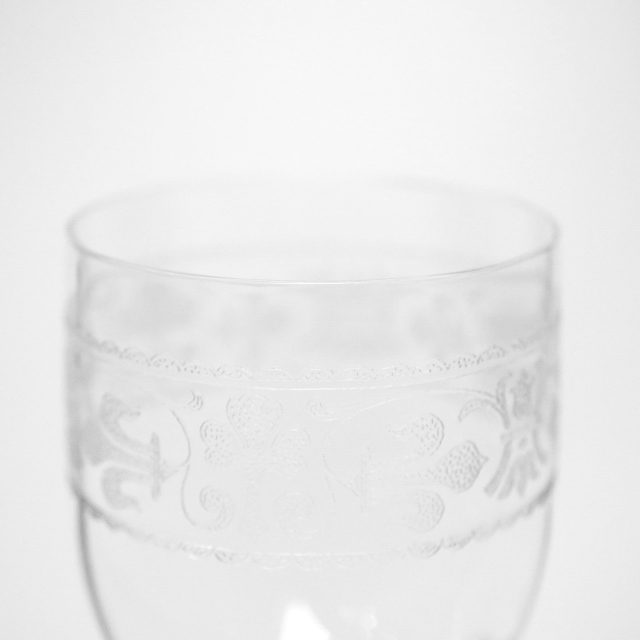 フランス 1970年代 クリスタルガラス Baccarat バカラ  スモールワイングラス ECJPOF0028