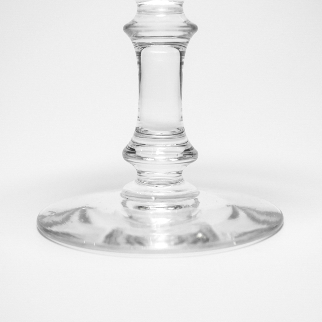 フランス 1900年代 クリスタルガラス Baccarat バカラ  アヤメ様式ワイングラス ECJPOF0029