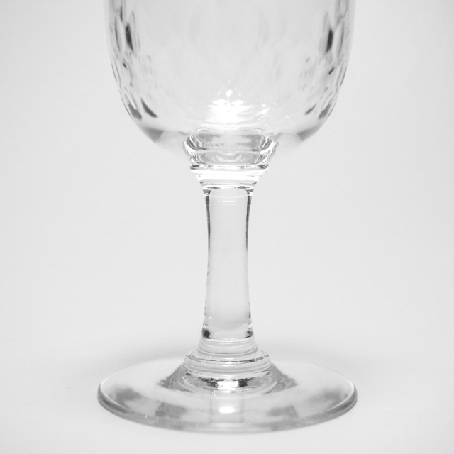 フランス 1900年代 クリスタルガラス Baccarat バカラ  1900年代初めのスモールワイングラス ECJPOF0030