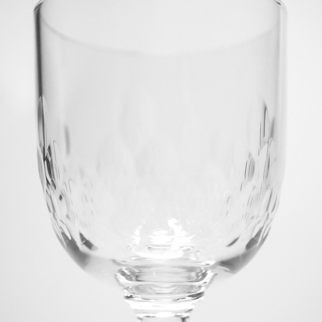 フランス 1900年代 クリスタルガラス Baccarat バカラ  1900年代初めのスモールワイングラス ECJPOF0030