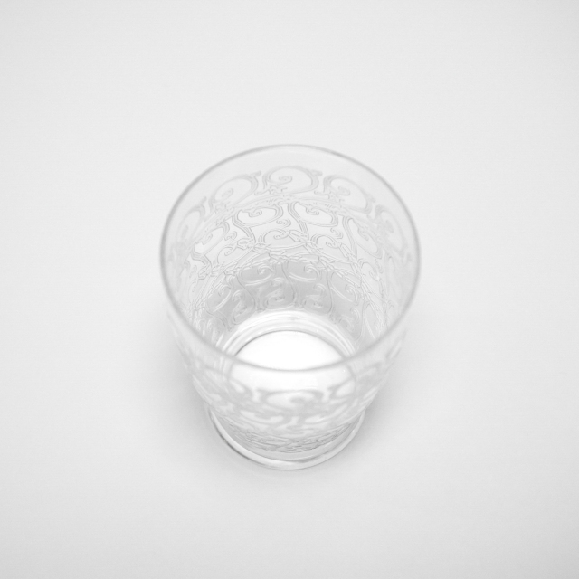 フランス 1930年代 クリスタルガラス Baccarat バカラ  ロハンショットグラス ECJPOF0032
