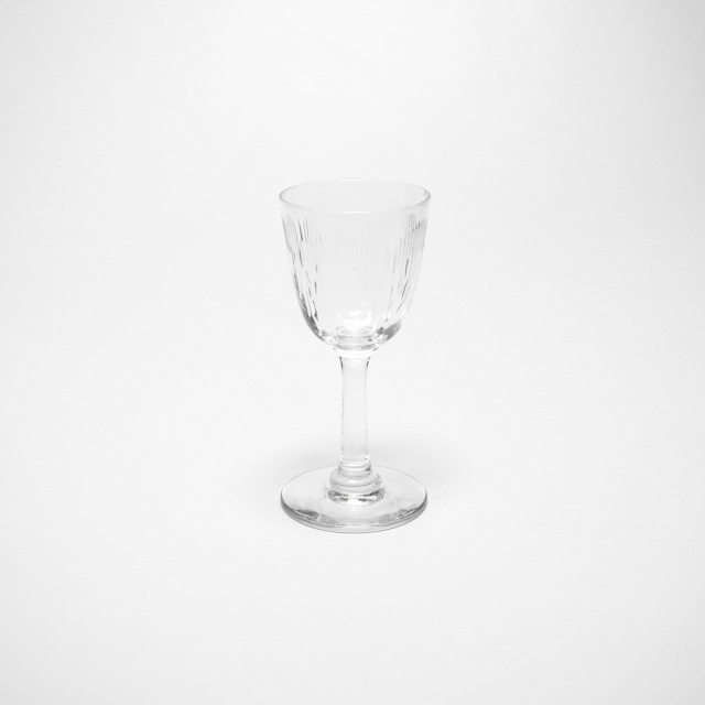 フランス 1900年代 クリスタルガラス Baccarat バカラ  モリエールミニグラス ECJPOF0035