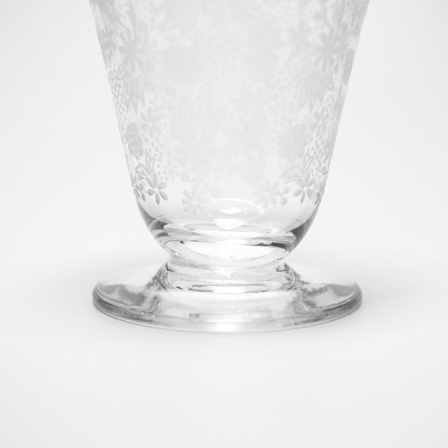 フランス 1940年代 クリスタルガラス Baccarat バカラ  オーストリア皇后エリザベト・シシィのためのグラス ECJPOF0036