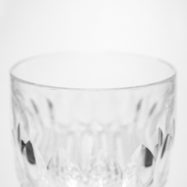 フランス 1950年代 クリスタルガラス Baccarat バカラ  リブルヌワイングラス ECJPOF0038