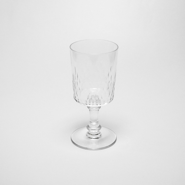 フランス 1910年代 クリスタルガラス Baccarat バカラ  リシュリュースモールワイングラス ECJPOF0042