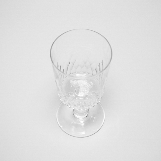 フランス 1900年代 クリスタルガラス Baccarat バカラ  リシュリューミニグラス ECJPOF0043