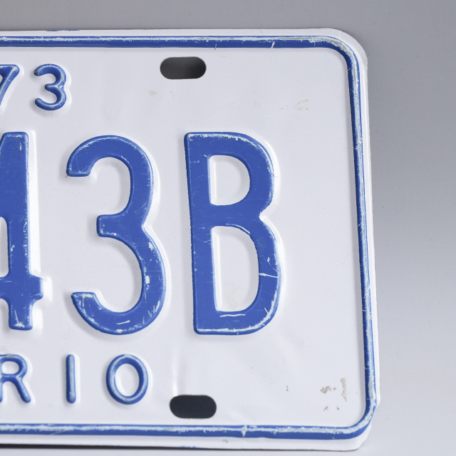 カナダ 1970年代 コッパー ナンバープレート