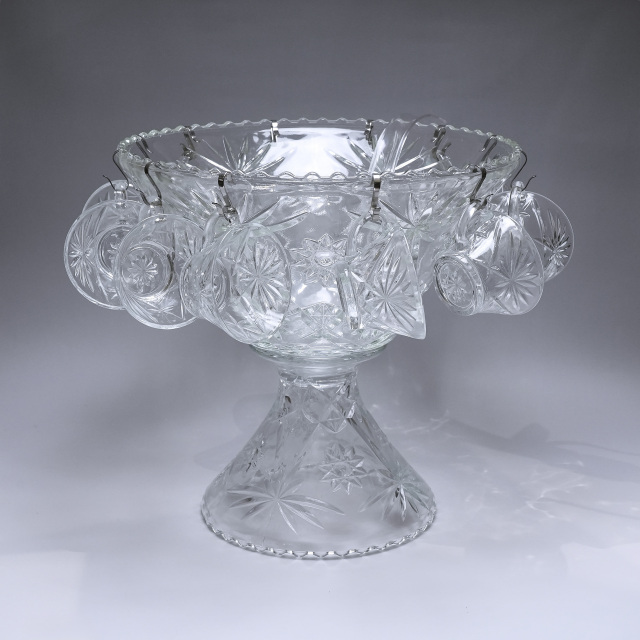 アメリカ 1960年代 ガラス フルーツバスケットセット ECJPSV0031