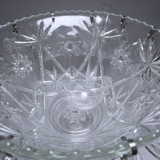 アメリカ 1960年代 ガラス フルーツバスケットセット ECJPSV0031