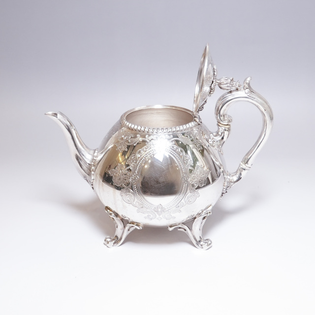 イギリス 1863年 シルバー 純銀製ティーサービス3点 ECJPTD0002