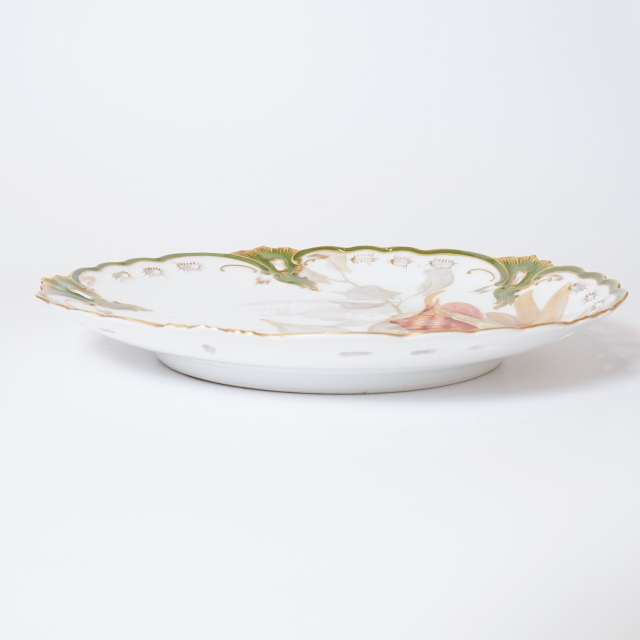 ドイツ 1890年代 磁器 NYMPHENBURG ニンフェンブルク 果実紋プレート