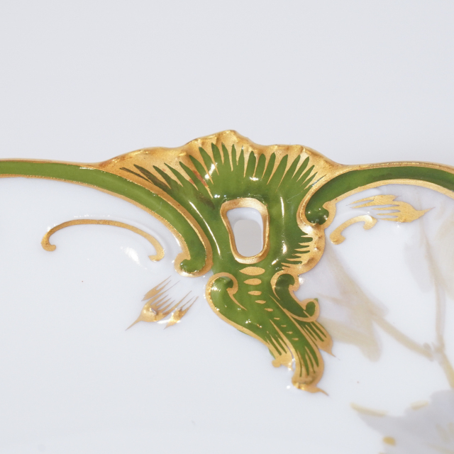 ドイツ 1890年代 磁器 NYMPHENBURG ニンフェンブルク 果実紋プレート