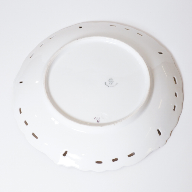 ドイツ 1890年代 磁器 NYMPHENBURG ニンフェンブルク 果実紋プレート