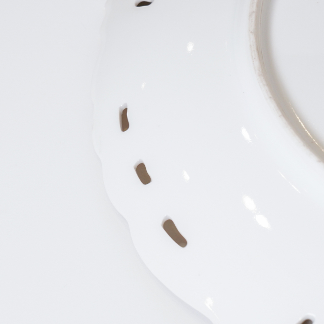 ドイツ 1890年代 磁器 NYMPHENBURG ニンフェンブルク 果実紋プレート ECJPTD0027