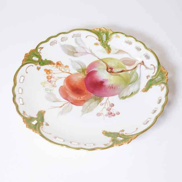 ドイツ 1890年代 磁器 NYMPHENBURG ニンフェンブルク 果実紋
