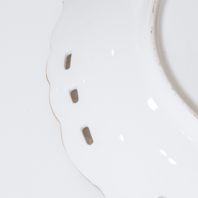 ドイツ 1890年代 磁器 NYMPHENBURG ニンフェンブルク 果実紋プレート