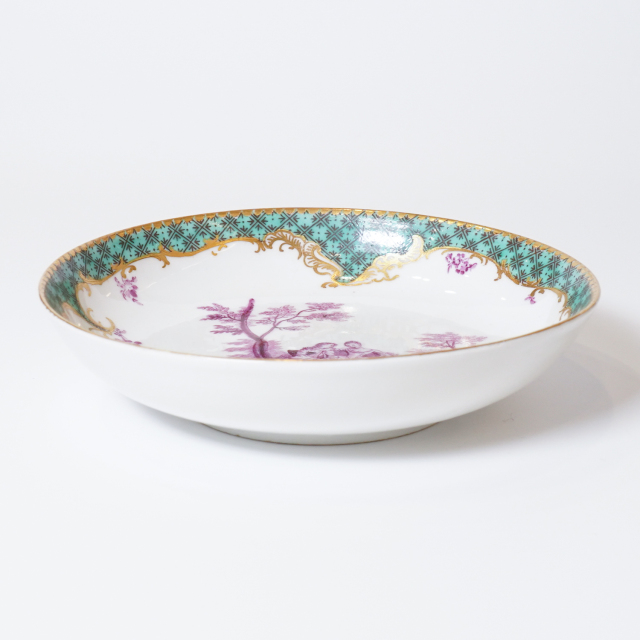 ドイツ 1750年代 磁器 MEISSEN マイセン ワトー紋カップ&ソーサー ECJPTD0029