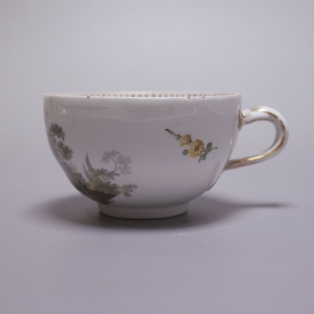ドイツ 1880年代 磁器 MEISSEN マイセン 人物紋カップ＆ソーサ? ECJPTD0046