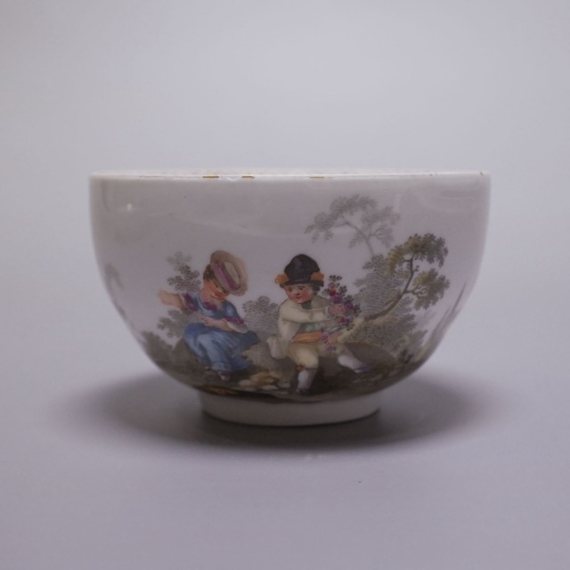 ドイツ 1880年代 磁器 MEISSEN マイセン 人物紋カップ＆ソーサ? ECJPTD0046