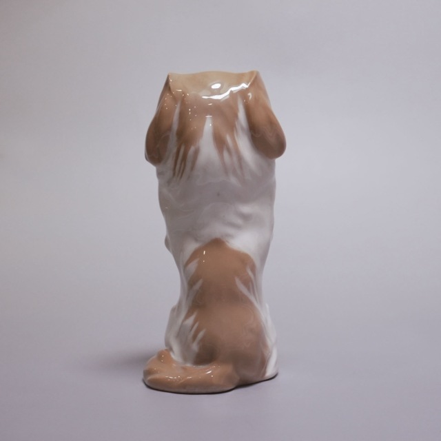 デンマーク 1960年代 磁器 Royal Copenhagen ロイヤル コペンハーゲン 犬オブジェ ECJPTD0047