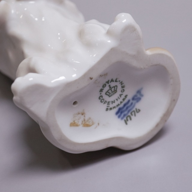 デンマーク 1960年代 磁器 Royal Copenhagen ロイヤル コペンハーゲン 犬オブジェ ECJPTD0047