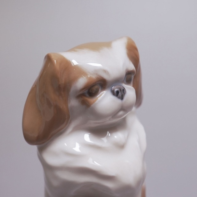 デンマーク 1960年代 磁器 Royal Copenhagen ロイヤル コペンハーゲン 犬オブジェ ECJPTD0047