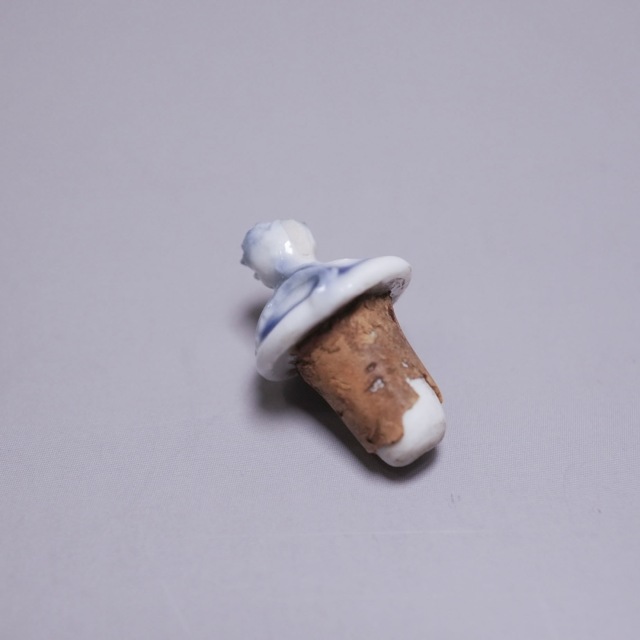 ドイツ 1880年代 磁器 MEISSEN マイセン ブルーオニオン香水瓶 ECJPTD0053