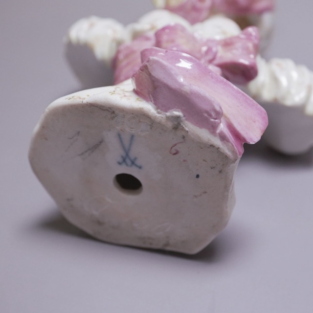 【美品】西洋美術　マイセン　貴婦人　置物　インテリア　工芸品　美術品　A3257 美品】西洋美術マイセン貴婦人置物インテリア工芸品美術品A3257