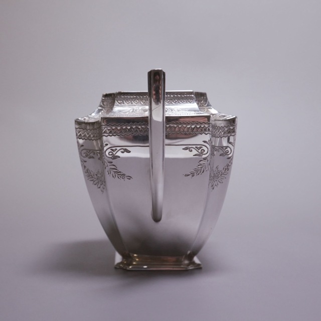 イギリス 1880年代 シルバー ティーサービス4点 ECJPTD0055