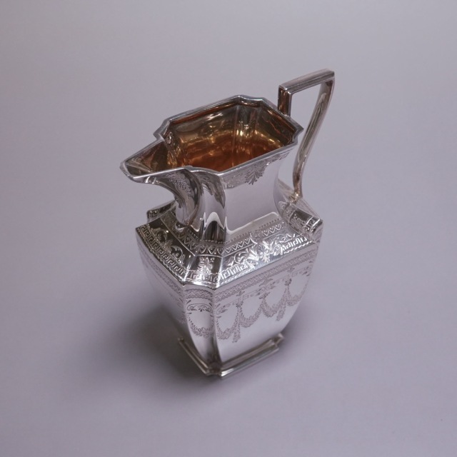 イギリス 1880年代 シルバー ティーサービス4点 ECJPTD0055