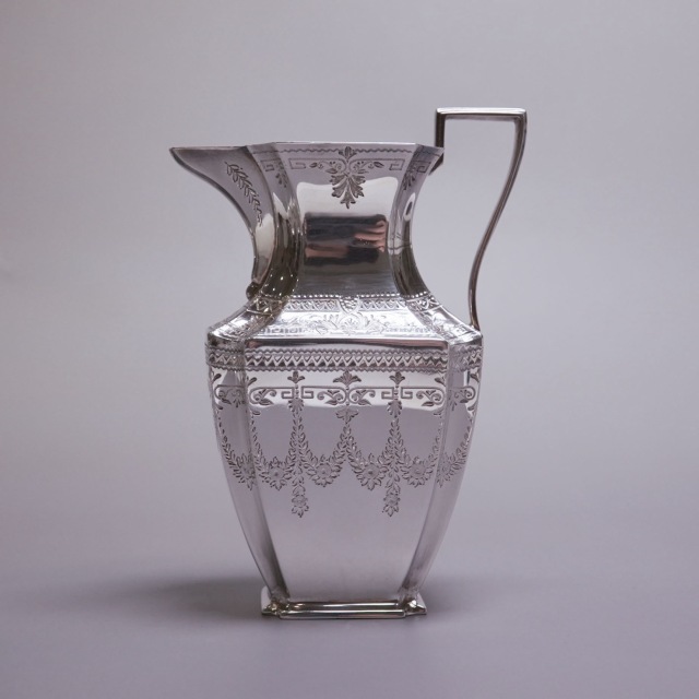 イギリス 1880年代 シルバー ティーサービス4点 ECJPTD0055