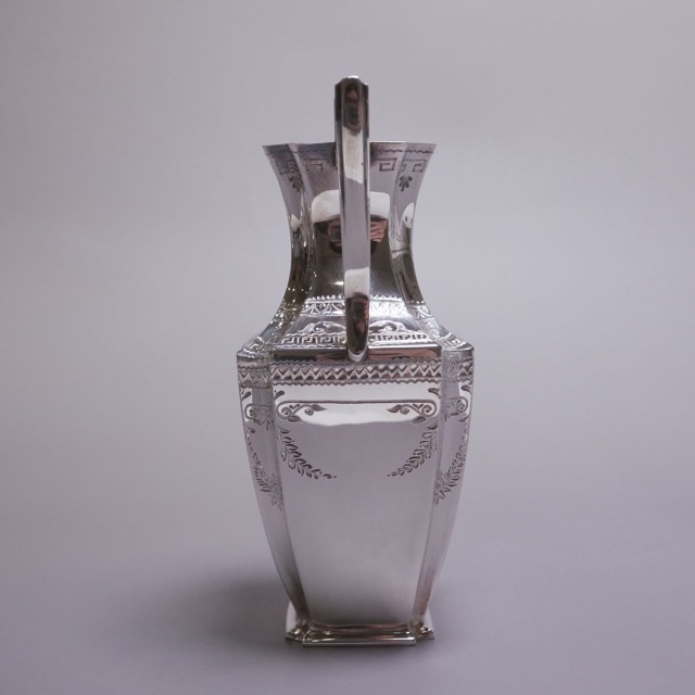 イギリス 1880年代 シルバー ティーサービス4点 ECJPTD0055